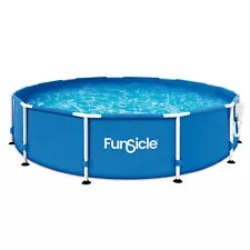 12' x 30" Outdoor Activity Round Frame Above Ground Swimming Pool Set (Used)