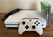 Microsoft Xbox One S 500GB - White + Skyrim SE, Titanfall 2, Madden ‘17