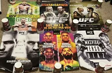 7 - UFC Posters 18x24 Official Promo UFC Ultimate 189 116 154 244 287 229 Y