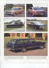 New Listing1966 -1967 FORD FAIRLANE 500 GT XL SQUIRE 14 pg COLOR Article