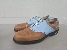 FootJoy Men's Size 12 ICON Leather Golf Shoes Opti Flex