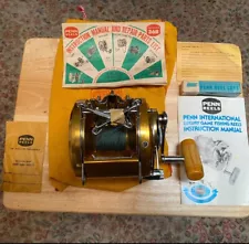 Penn International Model 80 Tournament big game reel, new in box with papers