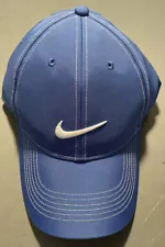 NIKE Unisex Swoosh Blue Adjustable Hat One Size Fits All New With Tags