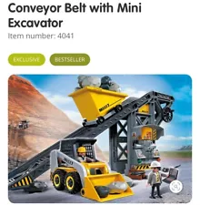 Playmobil City Action Construction 4041 Conveyor Belt with Mini Excavator