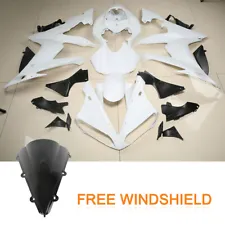 Unpainted White Fairing BodyWork Kit Fit For Yamaha YZF R1 YZFR1 2004-2006 2005