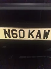 private registration number plate for sale N60 KAW Kawasaki Plate Race Truck Van