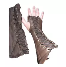 Medieval Armor Gloves Wide Cuffs Bracers Steampunk Warrior Gauntlet cosplay