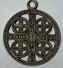 Vintage Church War Cross Christ Died For Thee World War I And II Pendant Charm