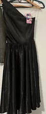 Pinup Couture Black One Shoulder Dress BNWT Medium