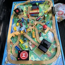 Thomas the train wooden Table & Train Set