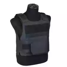 Body Bulletproof Vest Front Back Plates Armor Tactical Jacket Guard Security Kit