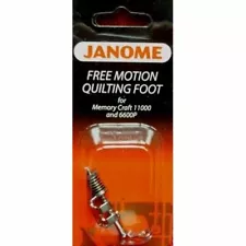 Janome Sewing Machine Free Motion Quilt Foot for 11000 6600P High Shank 7mm New