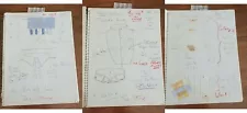 GENE KELLY FRANK SINATRA BEATTY original GRADY HUNT costume design sketches