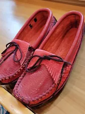 leather moccasins handmade