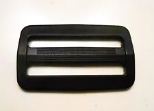 Black Plastic Tri Glide Slides for 2" Strap Lot of 10 pieces CLOSEOUT SALE #007