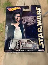 New ListingHot Wheels Star Wars 1985 Chevy Astro Van Han Solo 1:64 Scale For Sale