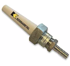 Type 1 Ceramic Sandblaster Nozzle with 1/2" Barbed Fitting for Sandblast Hose