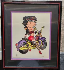 1999 KING Feat. Syn BIKER BETTY (BOOP) LTD ED Hand Painted Numbered SERICEL