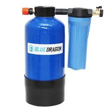 DI Fiberglass Tank .35cf With Carbon Filter for Water-Fed Pole Cleaning