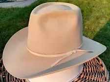 Size 7 1/4 Beaver Brand 100X One Hundred Percent 100% Pure Beaver Cowboy Hat