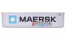 Walthers HO Custom 40 High Hi-Cube Maersk Corrugated Shipping Container 933-1701