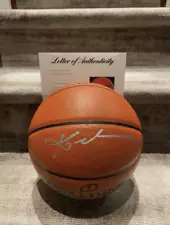 New ListingKobe Bryant Signed Basketball PSA/DNA Letter COA Lakers Autograph Full Size!