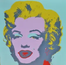 Andy Warhol Marilyn Monroe 11.23 Silkscreen Movie Pop art Sunday B Morning COA