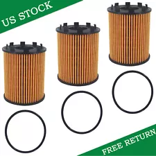 Pack of 3 Car Engine Oil Filter For Fiat 500 For Jeep Renegade For Dodge Dart