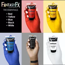 MEHRON FANTASY FFX FACE BODY PAINT HALLOWEEN MAKEUP WATER BASE CREAM ALL COLORS