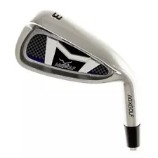 AGXGOLF LADIES GRAPHITE SINGLE Irons; Wide Sole; Select from 3,4,5,6,7,8 or 9 +