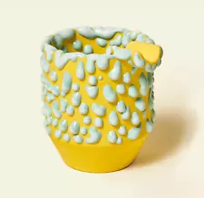 Houseplant Gloopy Ashtray by Seth Rogan - Yellow & Aqua - Brand New