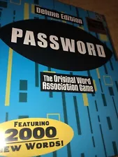 Password Game Deluxe Edition Original Word Association Game RARE Fine! Free ð