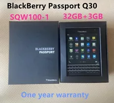 BlackBerry Passport Q30 (SQW100-1) 32GB 3GB RAM Unlocked Smartphone- New Sealed