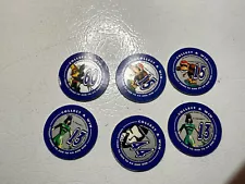 1997 Donkey Kong, Star Fox Nintendo Score 64 Taco Bell Promo Coin Token Pogs N64