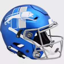 Detroit Lions Full Size Authentic SpeedFlex Football Helmet 2023 Alternate On-Fi