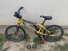 Redline Proline Export 18” BMX Race Bike Upgrades PR1MO pedals BOMBSHELL F1 FORK