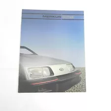 1985 MERKUR XR4TI DEALERSHIP SALES BROCHURE SPECIFICATIONS SUPER RARE INFO