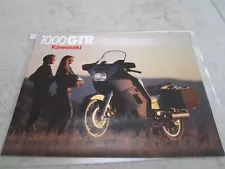 Kawasaki 1000GTR Sales Brochure Classic Motorcycle Touring Bike