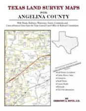 Texas Land Survey Maps For Angelina County