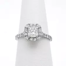 Platinum Hearts On Fire Diamond Engagement Ring Transcend Dream Certified sz5