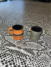 Vintage Harley-Davidson Motorcycles Mini Mugs 2005 & 2006 Dealer Meeting Promos