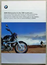 BMW MOTORCYCLES Sales Brochure For 1998 #711201720 R1200C R1100GS F650ST ++