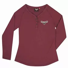 Victory Motorcycle New OEM Women's Port Henley Tee Shirt, Extra-Large, 286799209