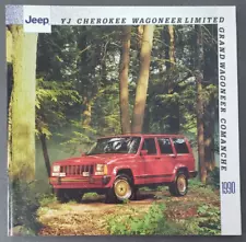 1990 Jeep Dealership Sales Brochure YJ Cherokee Wagoneer Comanche Canada NOS