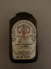 Levi Garrett & Sons Tobacco Scotch & Rappee Snuff Bottle-Antique-Philadelphia