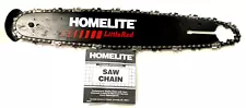 NEW HOMELITE OEM 12" BAR & CHAIN COMBO SUPER 2, XL, XL2, 180, 200, LIL RED