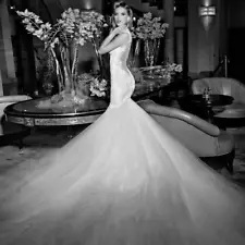 Galia Lahav Loretta Wedding Dress 0-4 Ivory Blush Lace Tulle Ball Gown $12,000