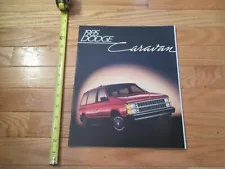 Dodge Caravan 1985 Car truck Dealer Showroom Sales Brochure