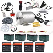 48V 1800W Brushless Motor for Electric Scooter Quad Moped Trike Drift Go Kart US