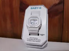 Casio Baby-G Shock Women's White Sport Watch, Chronograph, Alarm, WR 200M - NEW